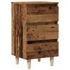 vidaXL Bedside Cabinet Old Wood 40x35x69 cm Engineered Wood