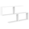 vidaXL Wall Shelf White 100 x 12 x 50.5 cm Engineered Wood
