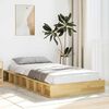 vidaXL Bed Frame without Mattress 80x200 cm Solid Wood Oak