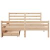 vidaXL Bed Frame without Mattress 140x200 cm Solid Wood Pine