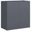 vidaXL Planter Anthracite 80x40x80 cm Cold-rolled Steel