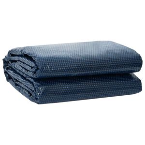 vidaXL Solar Pool Cover 1000 x 500 cm 110 &mu;m Square PE Black and Blue