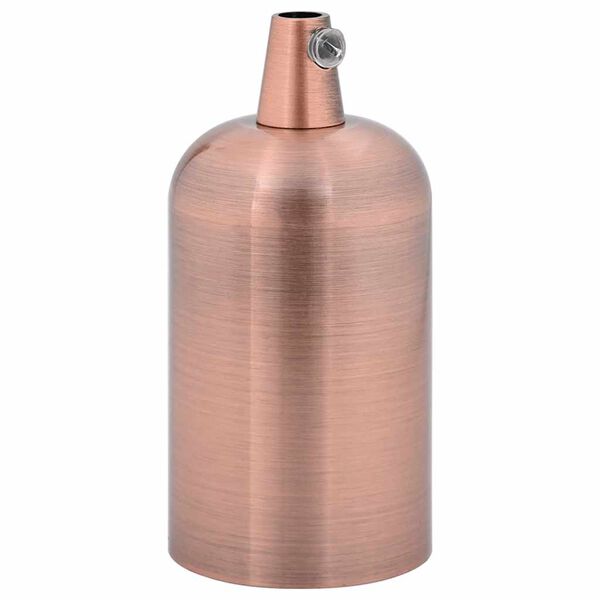 vidaXL Lamp Holders 2 pcs Red Bronze E27