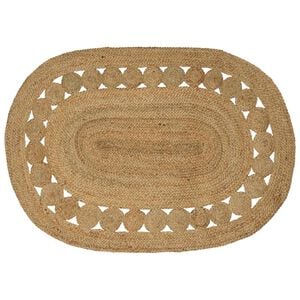 vidaXL Area Rug Natural 100 x 152 cm Jute