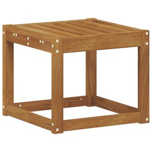 vidaXL Outdoor Sofa Set White 35 x 38 x 37 cm Solid Acacia Wood