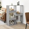 vidaXL Room Divider Grey Sonoma 100x33x115 cm Engineered Wood