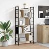 vidaXL Bookshelf Sonoma Oak 75 x 30 x 156 cm Engineered Wood