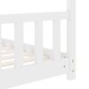 vidaXL Kids Bed Frame White Solid Pine Wood 80x160 cm