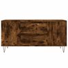 vidaXL Coffee Table Smoked Oak 102x44.5x50 cm Engineered Wood