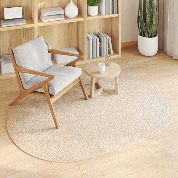 vidaXL Rug ZIZUR Cream 170 x 120 cm Polypropylene