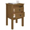 vidaXL Bedside Cabinet Honey Brown 40x35x61.5 cm Solid Wood Pine