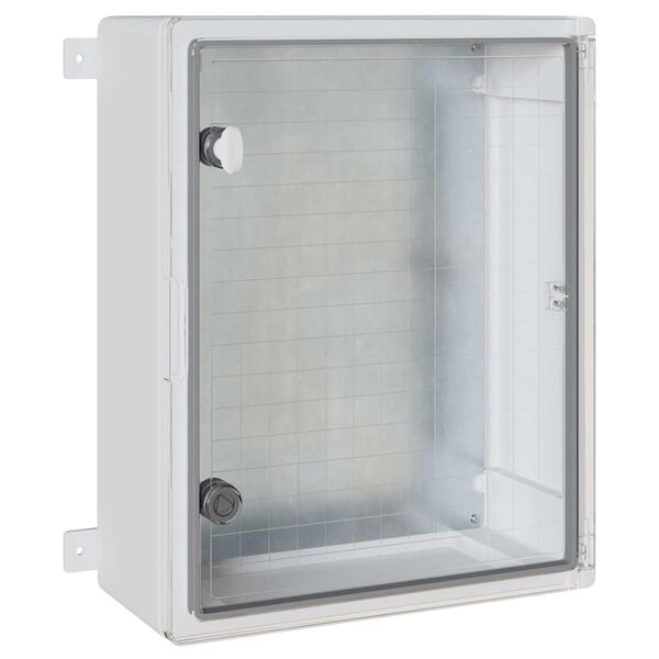 vidaXL Control Cabinet Grey 40 x 17.5 x 50 cm ABS Plastic