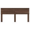 vidaXL Headboard Brown Oak 200 cm Engineered wood