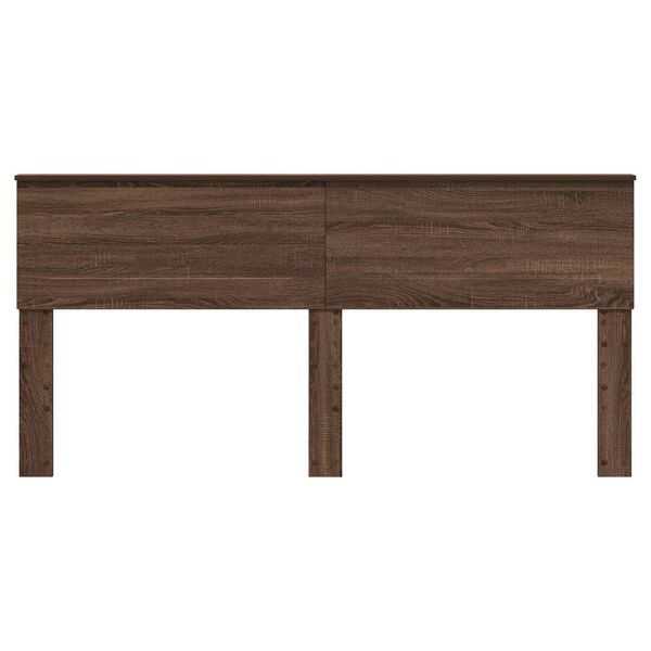 vidaXL Headboard Brown Oak 200 cm Engineered wood