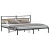 vidaXL Bed Frame without Mattress Sonoma Oak 200x200 cm Engineered Wood