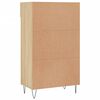 vidaXL Shoe Cabinet Sonoma Oak 60x35x105 cm Engineered Wood