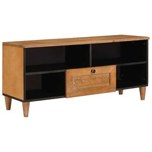 vidaXL TV Cabinet with Drawer 100 x 33 x 46 cm Solid Mango Wood