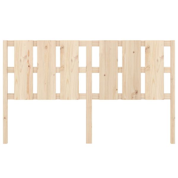 vidaXL Bed Headboard 165.5x4x100 cm Solid Wood Pine