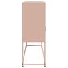 vidaXL Sideboard Pink 100.5x39x107 cm Steel