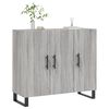 vidaXL Sideboard Grey Sonoma 90x34x80 cm Engineered Wood
