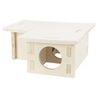 TRIXIE 3-chambered Rodent House 25x10x25 cm Wood