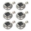 vidaXL Solar Lamp | Set of 6 | Silver | Stainless steel | Small | Solar