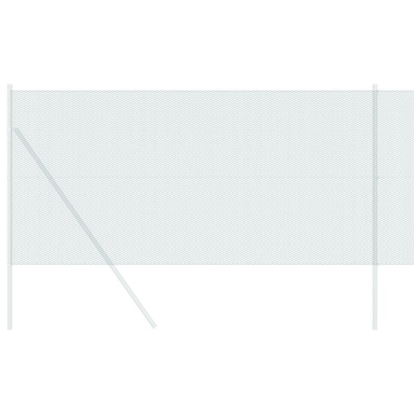 vidaXL Hexagon Fence Green 1.2 x 50 m Steel