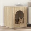 vidaXL Cat House Sonoma 53 x 52 x 62 cm Engineered Wood