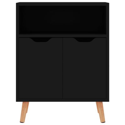 vidaXL Sideboard Black 60x30x72 cm Engineered Wood
