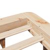vidaXL Bed Frame without Mattress 140x200 cm Solid Wood Pine