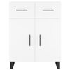 vidaXL Highboard White 69.5x34x180 cm Engineered Wood