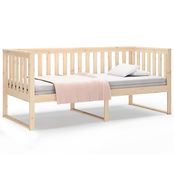 vidaXL Day Bed without Mattress 100x200 cm Solid Wood Pine