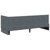 vidaXL Corner Bed Frame with Headboard Dark Grey 80 cm x 200 cm Velvet