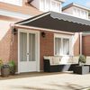 vidaXL Retractable Awning White 500 x 300 cm Aluminium