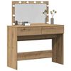 vidaXL Dressing Table Artisan Oak 100 x 40 x 120 cm Engineered Wood