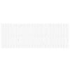 vidaXL Wall Headboard White 166x3x60 cm Solid Wood Pine