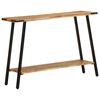 vidaXL Console Table 110x30x75 cm Solid Wood Mango