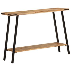 vidaXL Console Table 110x30x75 cm Solid Wood Mango