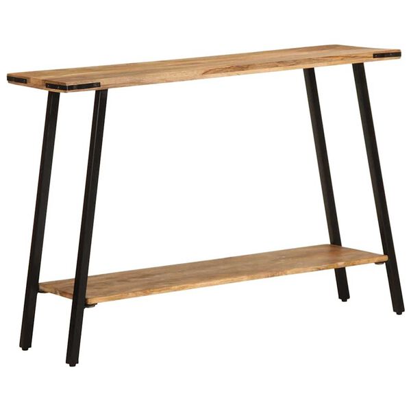 vidaXL Console Table 110x30x75 cm Solid Wood Mango