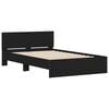 vidaXL Bed Frame without Mattress Black 120x200 cm