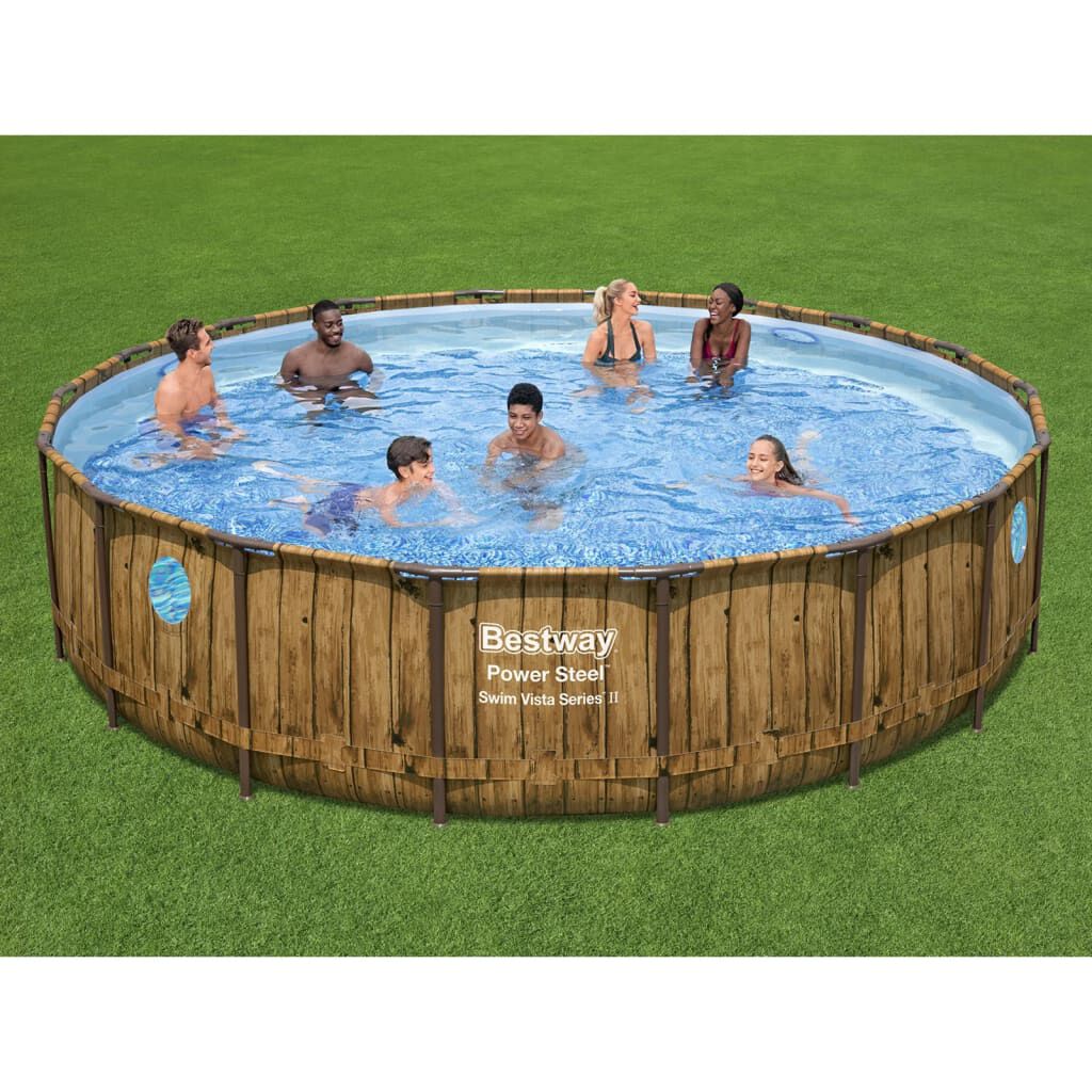 Bestway Power Steel Swimming Pool Set 549x122 cm vidaXL