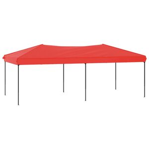 vidaXL Party Tent | Red | 210D oxford fabric; steel | 3x6 m | Foldable
