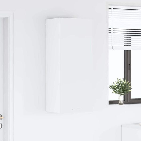 vidaXL Hanging Cabinet White 40 x 31 x 100 cm Engineered Wood