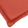 vidaXL Lowback Chair Cushions 4 pcs Melange Red 100x50x4 cm Fabric