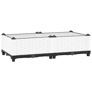 vidaXL Raised Bed 80x40x23 cm Polypropylene