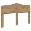 vidaXL Bed Frame Artisian Oak 150 x 200 cm Solid Pine Wood