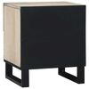vidaXL Bedside Cabinet 2 pcs White and Black 40 x 33 x 46 cm