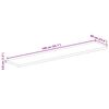 vidaXL Table Top 140x60x3.8 cm Rectangular Solid Wood Reclaimed