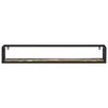 vidaXL Wall Shelves 2 pcs 110x17x17 cm Solid Wood Reclaimed and Iron