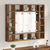 vidaXL Mirror Cabinet Old wood 91 x 15 x 76.5 cm Engineered Wood